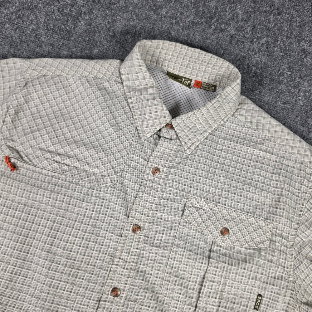 Howler Bros Matagorda Shirt Mens M Green Plaid Hiking Fishing Button Down
